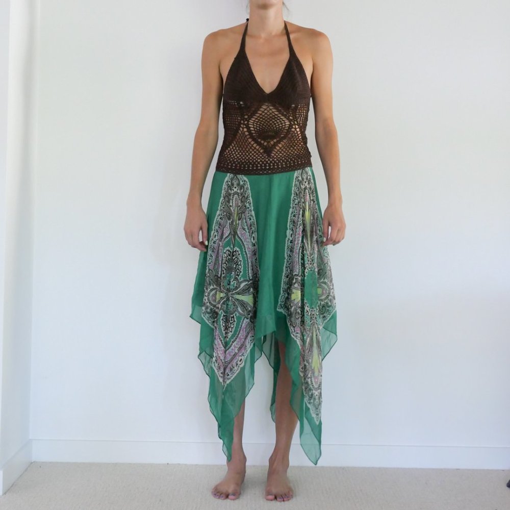 BCBG Maxazria Crochet Vacation Dress